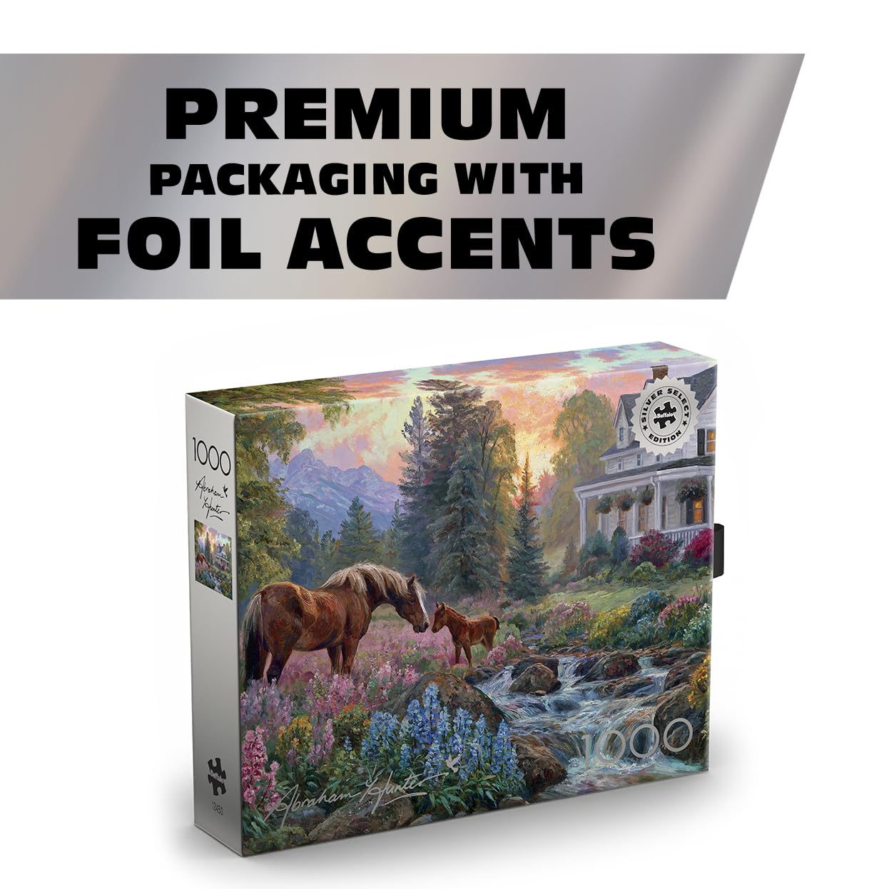 Buffalo Games - Floral Pasture - 1000 Piece Jigsaw Puzzle for Adults