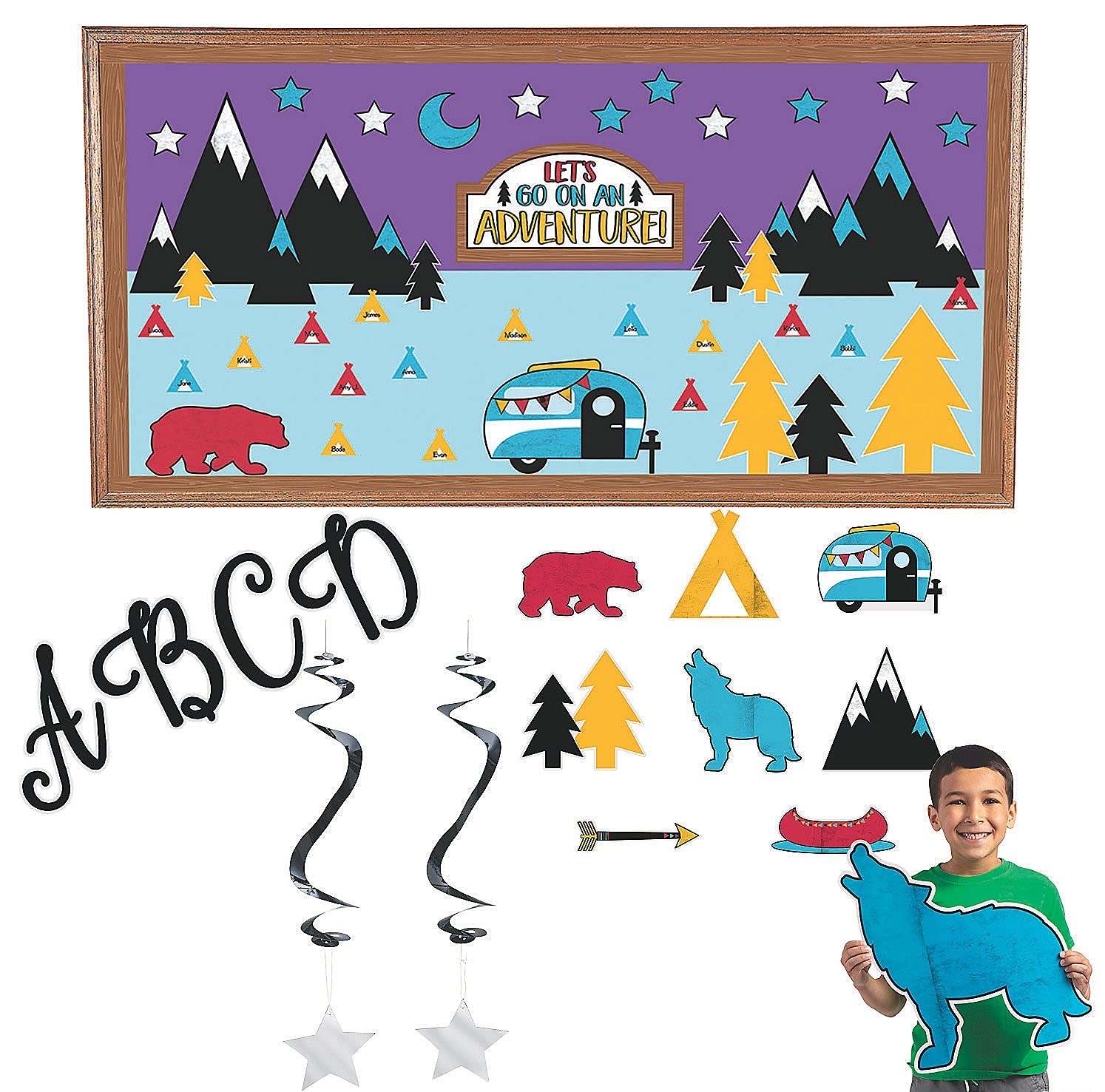 Fun Express Adventure Classroom Decorating Kit - Educational
