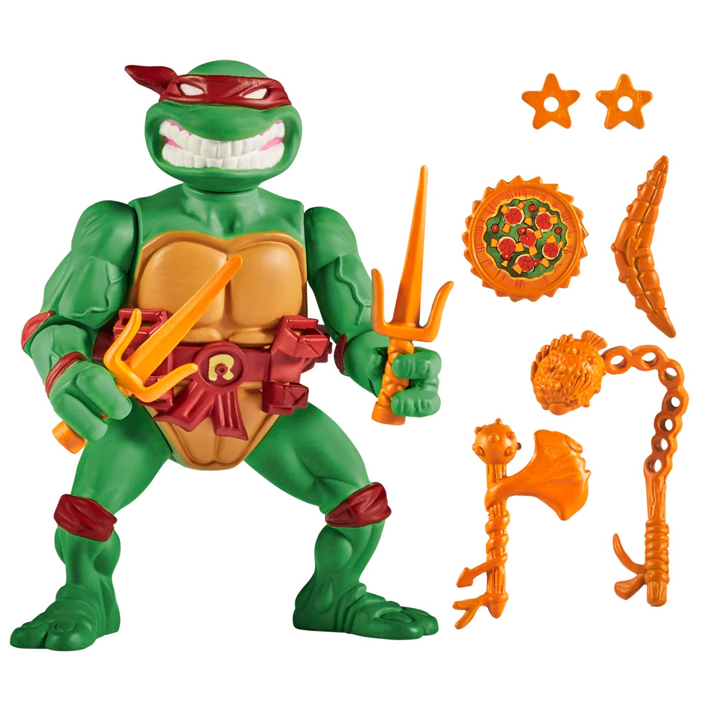 Teenage Mutant Ninja Turtles: 4” Original Classic Storage Shell Raphael Basic Figure by Playmates Toys