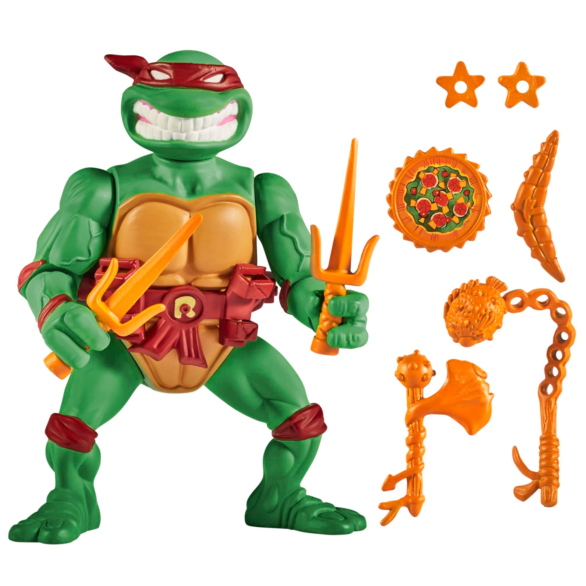 Teenage Mutant Ninja Turtles: 4” Original Classic Storage Shell Raphael Basic Figure by Playmates Toys