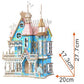 Decorated House Model Kit - Wooden Laser-Cut 3D Puzzle 174 Pieces