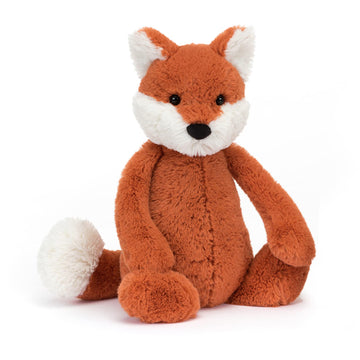Jellycat Bashful Fox Cub Stuffed Animal, Medium 12 inches - Woodland Plush Toy - Classic Children's Gift