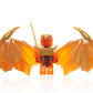 LEGO NINJAGO Crystalized Minifigure - Cole (Golden Dragon) with Wings and Gold Fire Sword