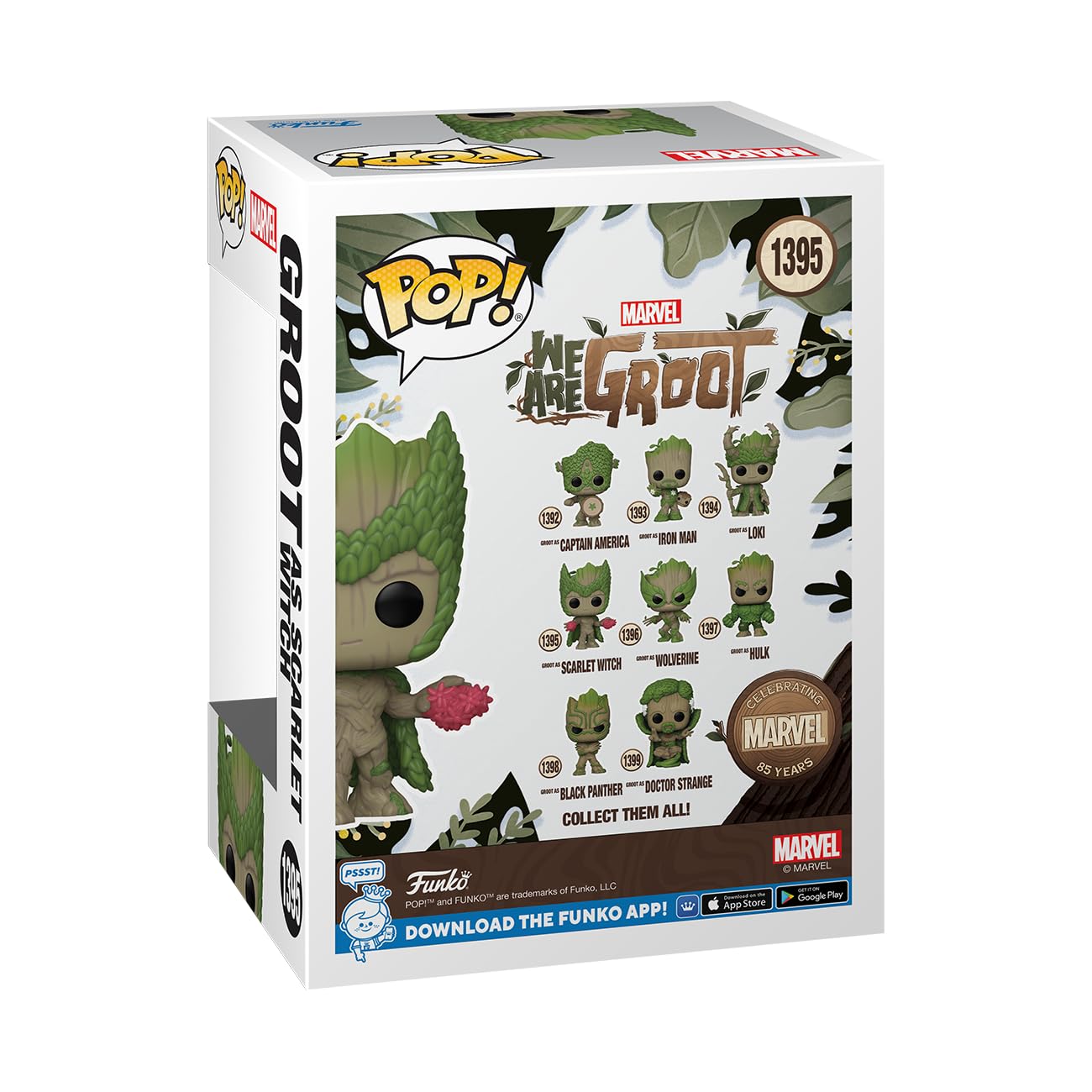 Funko POP! Marvel: We are Groot - Scarlet Witch - Groot Shorts - Collectable Vinyl Figure - Gift Idea - Official Merchandise - for Kids & Adults - TV