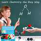 EXBEPE Organic Chemistry Molecular Model Kit 206pc Middle,High School Supplies, Educational Science Set Gift for Student to Learn Structure
