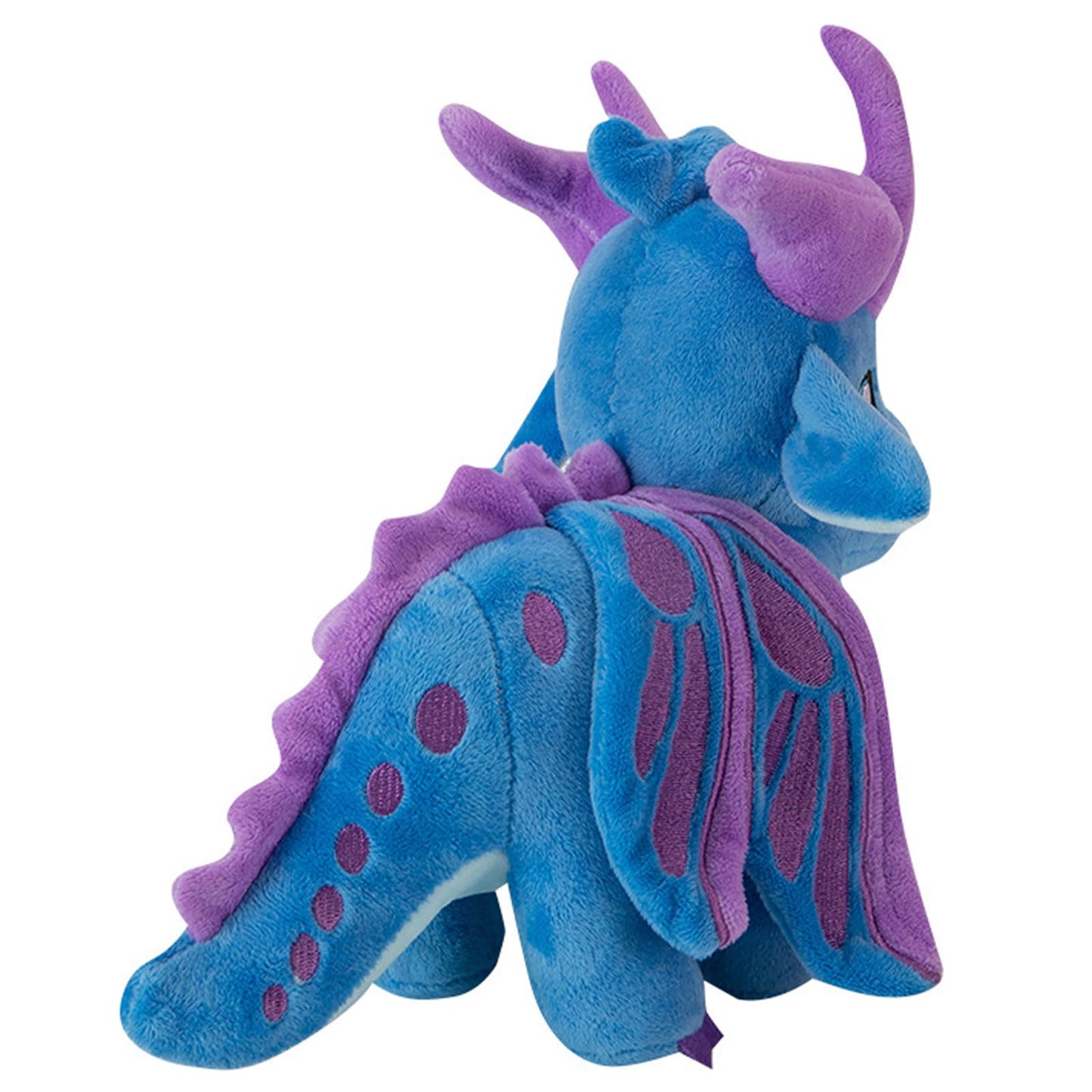 Soft Plush Wings Dragon Stuffed Animals Toy Pillow Doll, 12" Pterosaur Flying Blue Dragon Plushie Toys Best Birthday Christmas Anniversary Fiesta