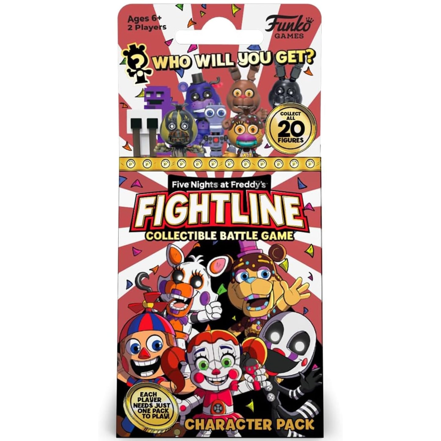 FUNKO GAMES Five Nights at Freddies Fightline - Battle Booster Pack of 5