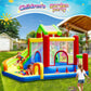 Mega Bounce House with Slide | 7-in-1 Inflatable Playground for Kids 3-10 | Giant Jump Area, Ball Pit, Basketball Hoop | Commercial-Grade Blower