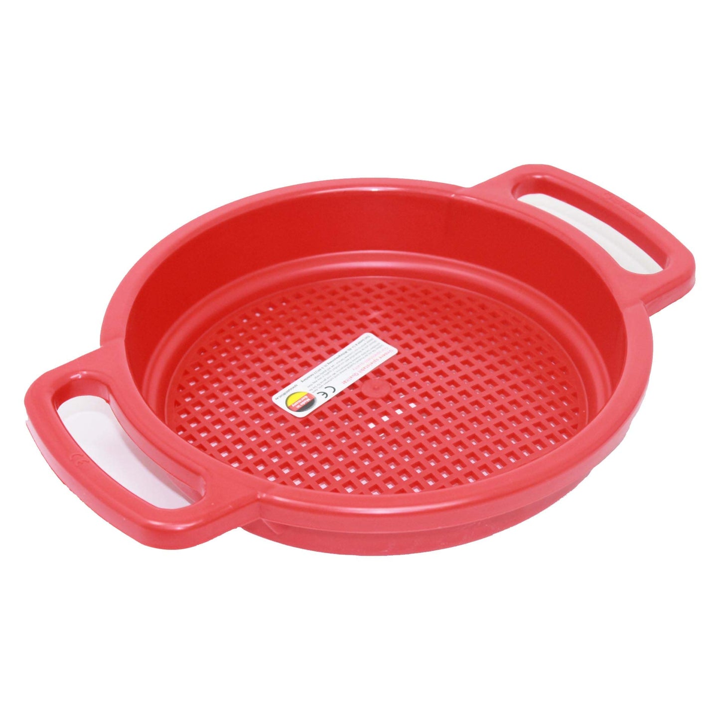 Spielstabil Beach Toys Bundle - Large Sand Sieve and Sand Sifter 3 Pack, Durable Toddler Beach Toys for Ages 2.5 and Up, Made in Germany