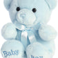 Aurora® Snuggly Comfy™ Bear Baby Stuffed Animal - Comforting Companion - Imaginative Play - Blue 9 Inches