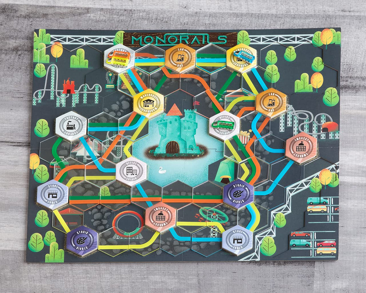 Maglev Maps Board Game, Strategy Board Game for Adults and Family