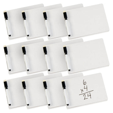 Write On Mini Dry Erase Board - 12 Pieces