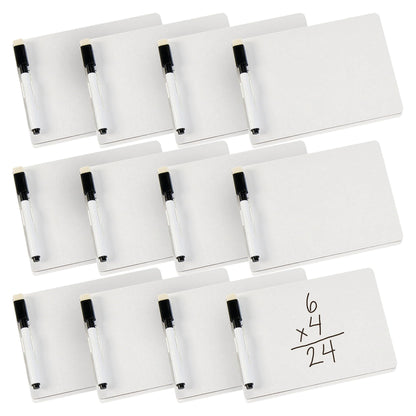Write On Mini Dry Erase Board - 12 Pieces