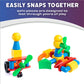 POPULAR PLAYTHINGS Mag Builder Building Set, Magnetic Vehicle Toy for Kids Imagination and Creative Play, Crazy Shapes Gift for Children - 40 Pieces