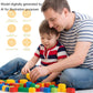 500 Piece Brown 2x4 Bricks Bulk, Classic Building Block Flat, Compatible with Lego Parts and Pieces, MOC Building Bricks DIY Play Set for Kids Age 6+