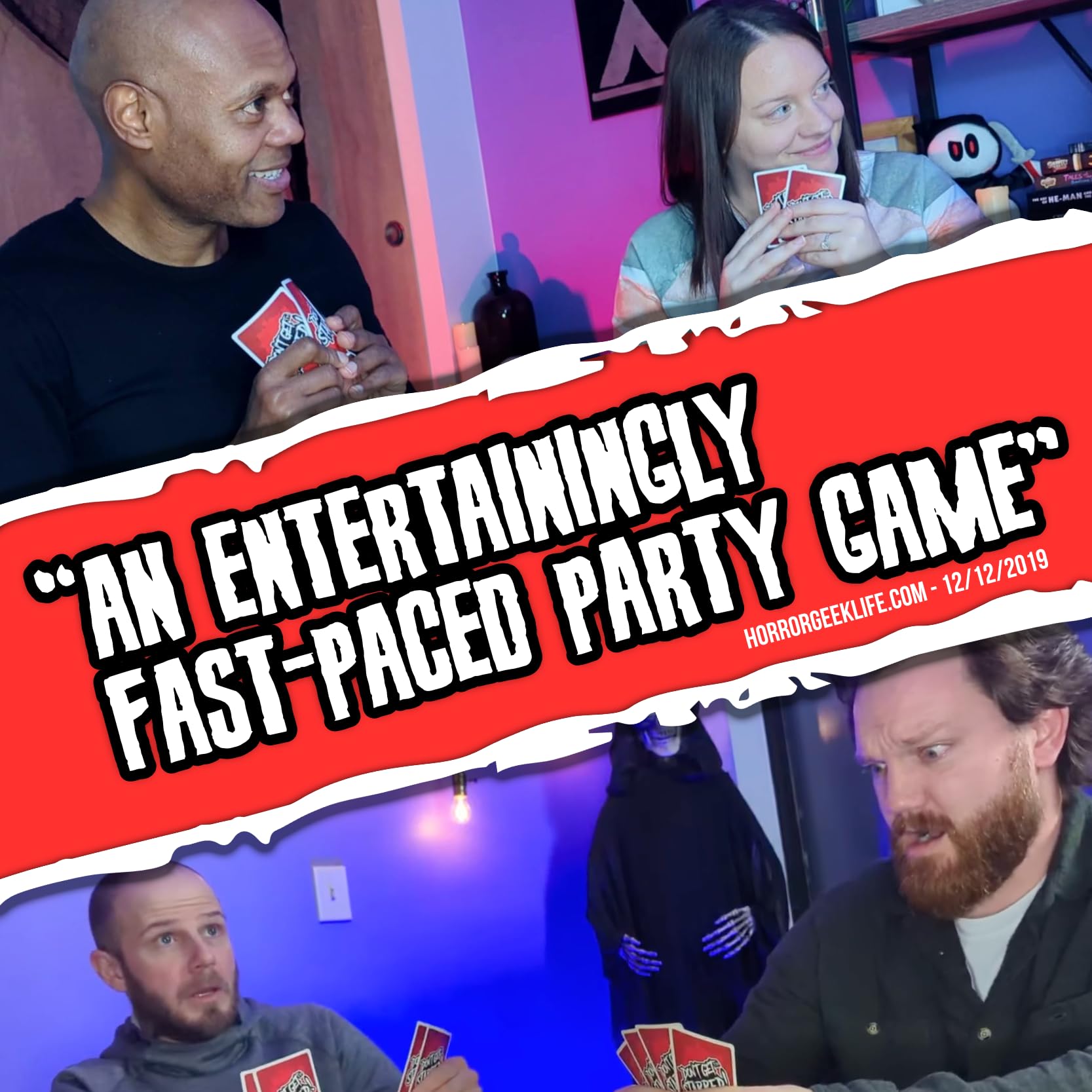 Don't Get Stabbed!: The Party Game Where You Get to Kill Your Family and Friends (for Pretend). Exciting Card Game for Adults and Horror Gift