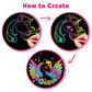 ZMLM Scratch Paper Art Crafts Kids Gifts, 100PCS Rainbow Scratch Paper Art for 3 4 5 6 7 8 9 Years Old Girls Boys, Arts and Crafts for Kids 4-6
