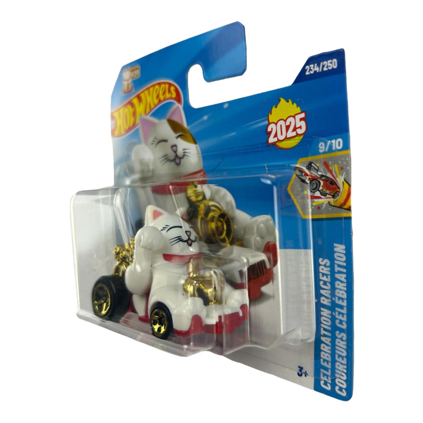 Hot Wheels Feline Lucky, Celebration Racers 9/10 [White] 234/250