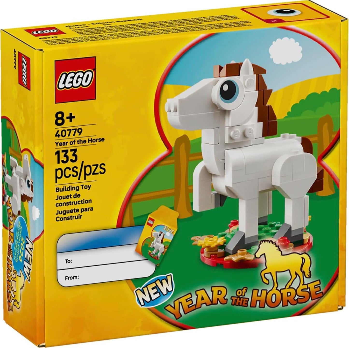 LEGO Seasonal 40779 Lunar New Year 2026 Year of The Horse Building Set - Limited Edition Collectible Display Figure, Festive Gift, Ages 10+