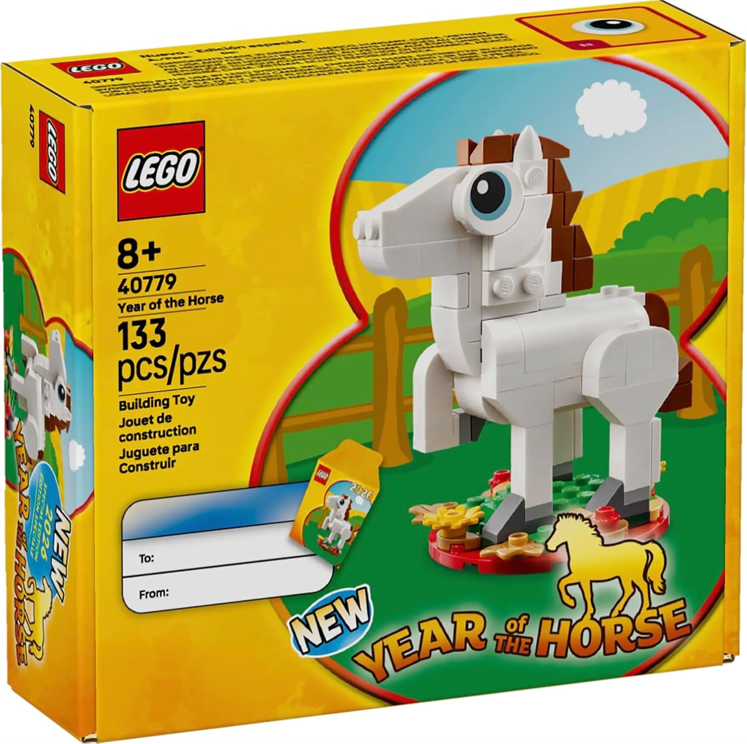 LEGO Seasonal 40779 Lunar New Year 2026 Year of The Horse Building Set - Limited Edition Collectible Display Figure, Festive Gift, Ages 10+