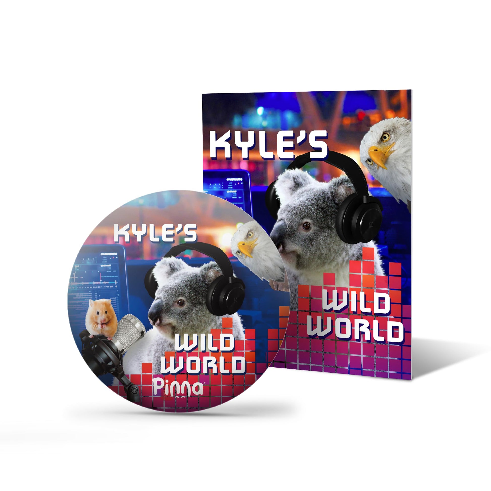 STORYPHONES StoryShield, Pinna Screen-Free Audio Storytelling Disk, Kyle's Wild World