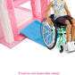 Barbie Ken Fashionistas Doll #167 with Wheelchair & Ramp Wearing Tie-Dye Shirt, Black Shorts, White Sneakers & Sunglasses, Toy for Kids 3 to 8 Years