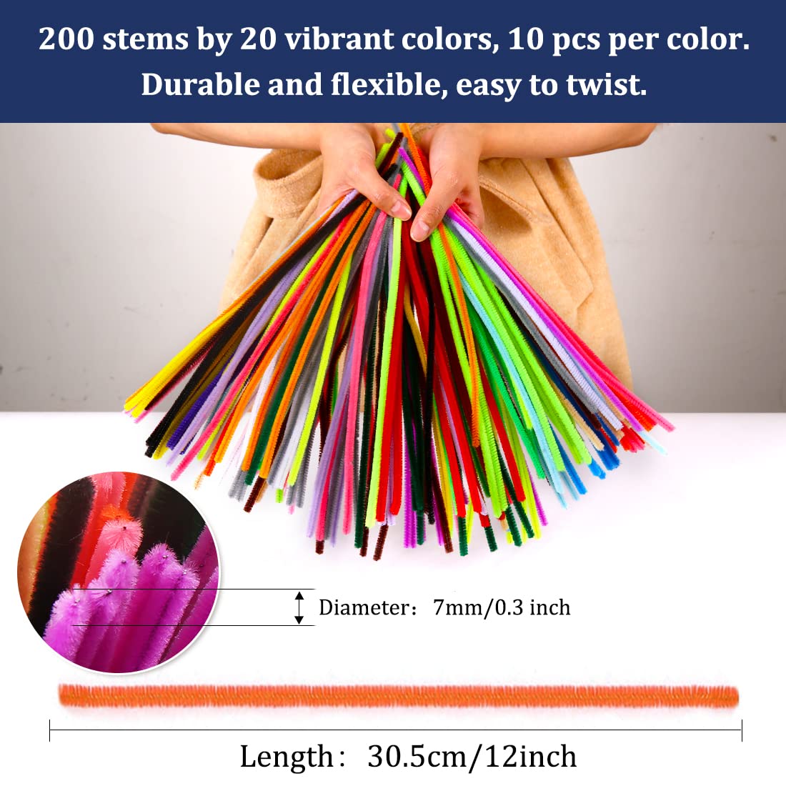 Pipe Cleaners, Pipe Cleaners Craft, Arts and Crafts, Crafts, Craft Supplies, Art Supplies (Pink)…