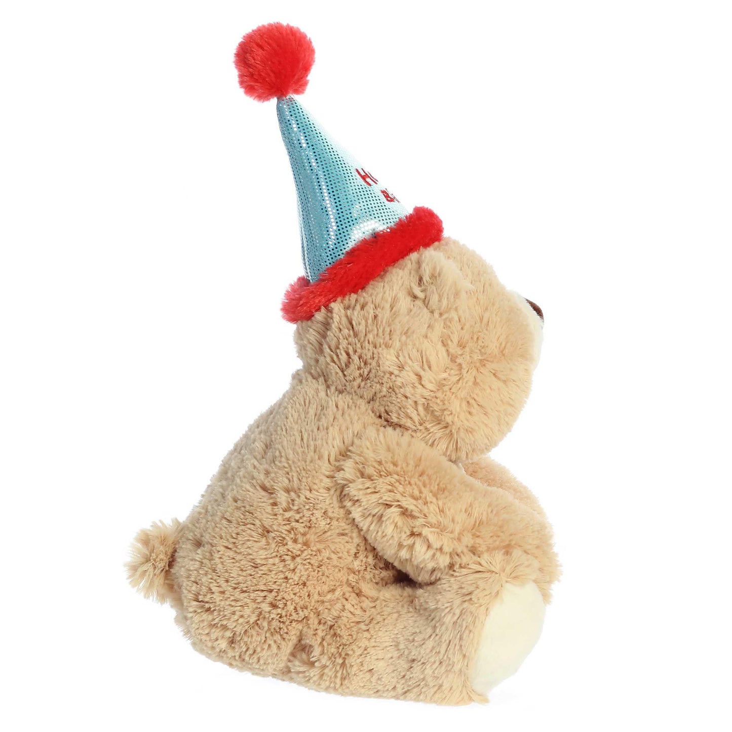 Aurora® Snuggly Happy Birthday Bear Stuffed Animal - Comforting Companions for Imaginative Play - Perfect for Kids, Adults, Birthdays,