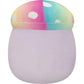 Squishmallows Original 8in Mahdi The Tie-Dye Purple Mushroom Holding Gold Star - Official Jazwares Plush (Little)