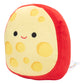 Squishmallows 5" Mannon The Gouda Cheese Mini Plush - Official Kellytoy - Collectible Soft & Squishy Mini Cheese Stuffed Animal Toy - Easter Gift