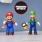 THE SUPER MARIO BROS. MOVIE - 5 Inch Action Figures Series 1 - Luigi Figure with Flashlight Accessory