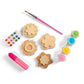 Melissa & Doug Created by Me! Flower Wooden Magnets Craft Kit (4 Designs, 4 Paints, Stickers, Glitter Glue)