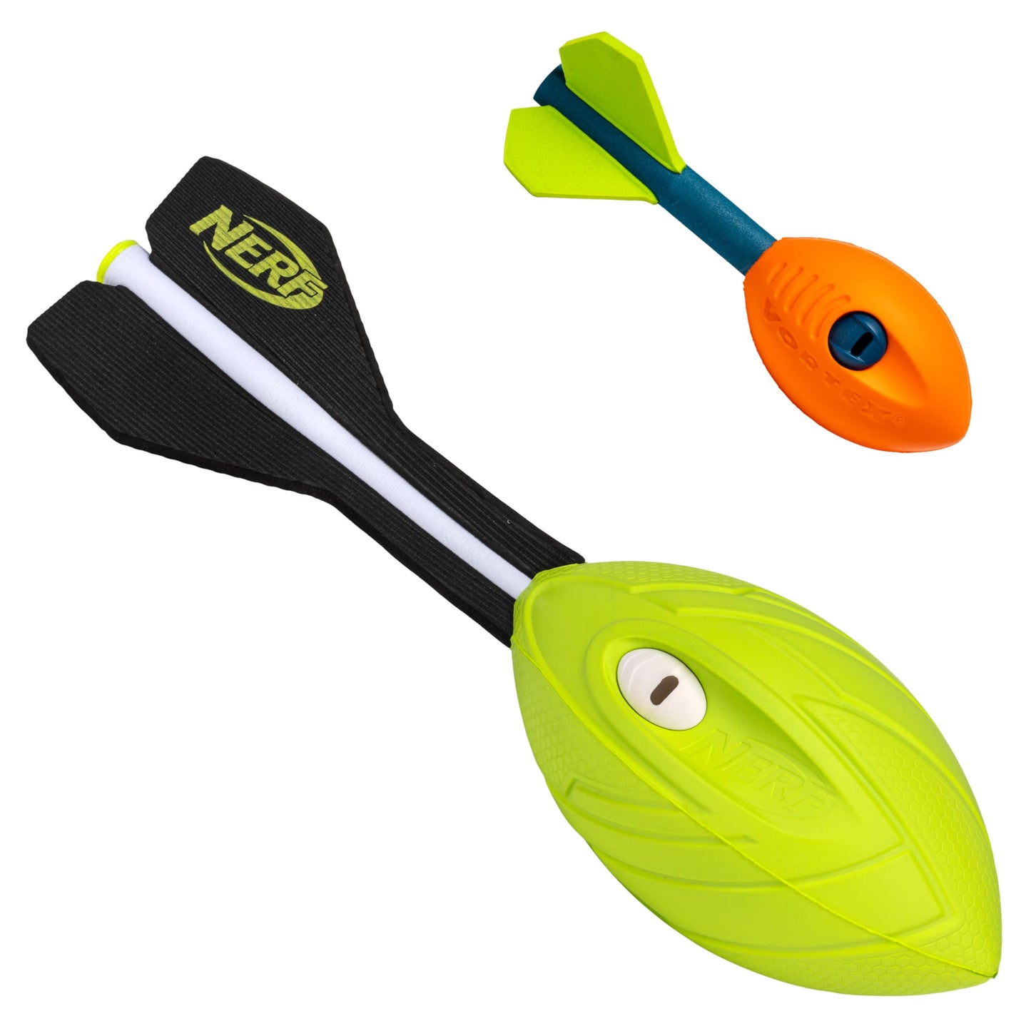 Franklin Sports NERF Vortex Dual Power Pack Foam Footballs