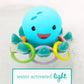 Infantino Light Up Octopus Ring Toss Toy, 6+ Months