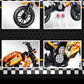 QISHOUTING 1:8 Scale Off-Road Dirt Motorcycle Building Set for Adults,with Display Sand, Dirt Bike Building Kits, Birthday for Adults(506PCS)
