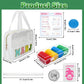 Mini Mahjong Set, American Mahjong Game Set Include 166 Premium Tiles (1.2’’), 1 Bag, 100 Chips, 4 Tile Rulers, 4 Dice, 5 Instruction Manuals