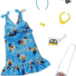 Barbie Storytelling Fashion Pack of Doll Clothes Inspired by Minions: Denim Dress and 6 Accessories Dolls, Gift for 3 to 8 Year Olds