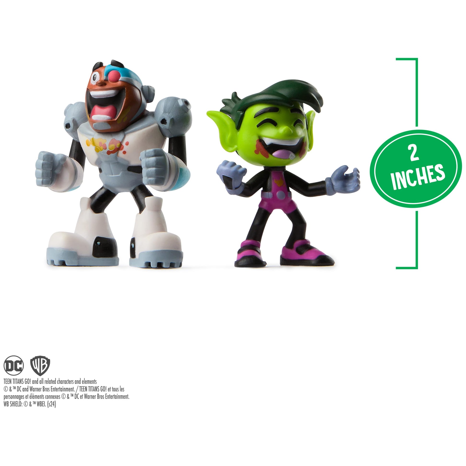 Spin Master Teen Titans Go! Kitchen Chaos Dis-Play Set with Beast Boy and Cyborg Figures and Accessories, Playset Kids Toys for Boys and Girls 4