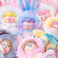ROBOTIME Plush Doll Blind Box Figure, Kawaii Plush Rabbit Fluffy Stuffed Animal Surprise Toy,Cute Collectible Gift for Girls, Women, Kids, Birthday