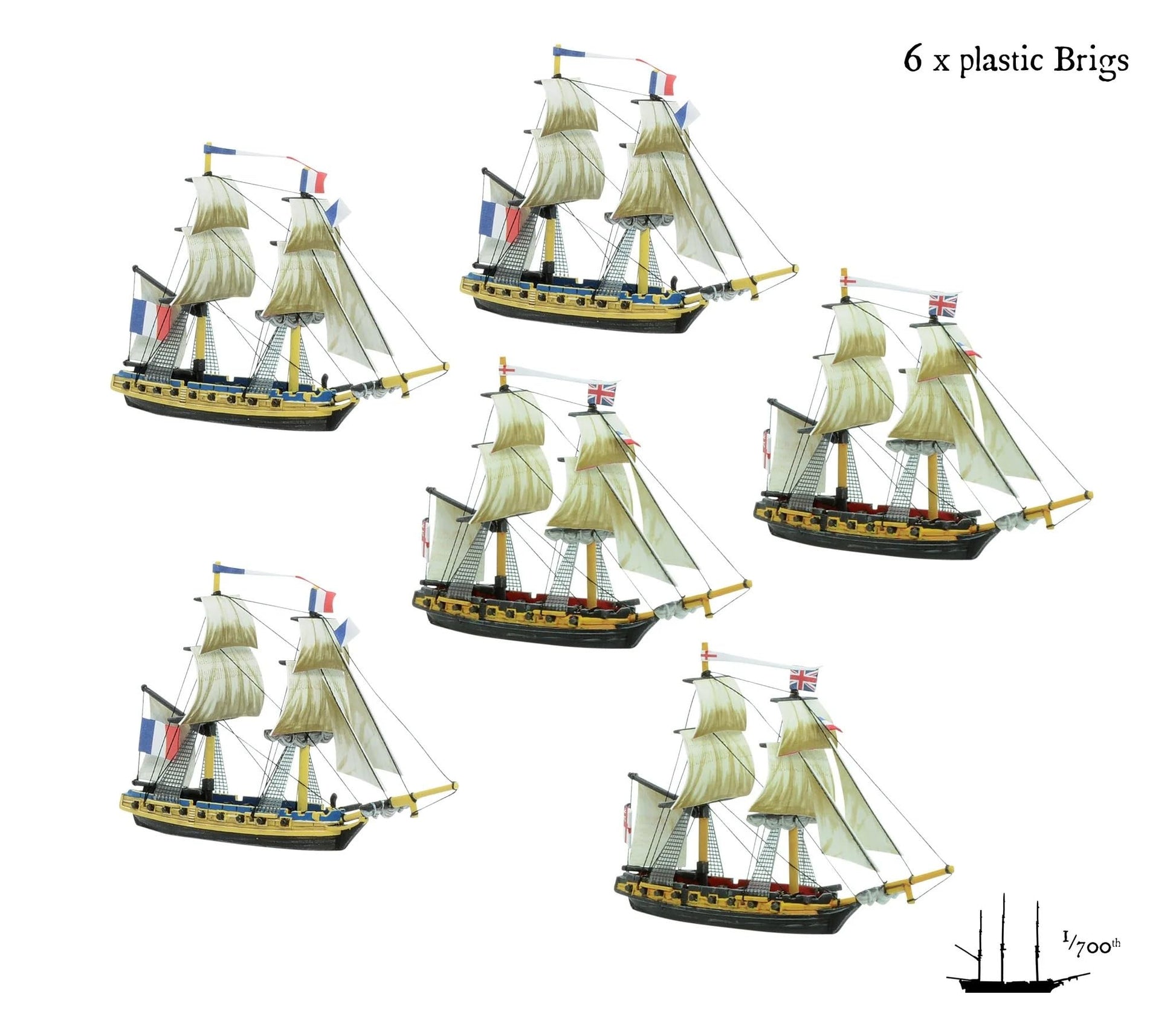Warlord Games Master & Commander Starter Set Black Seas The Age of Sail Game for 2 or More Players Using Miniatures