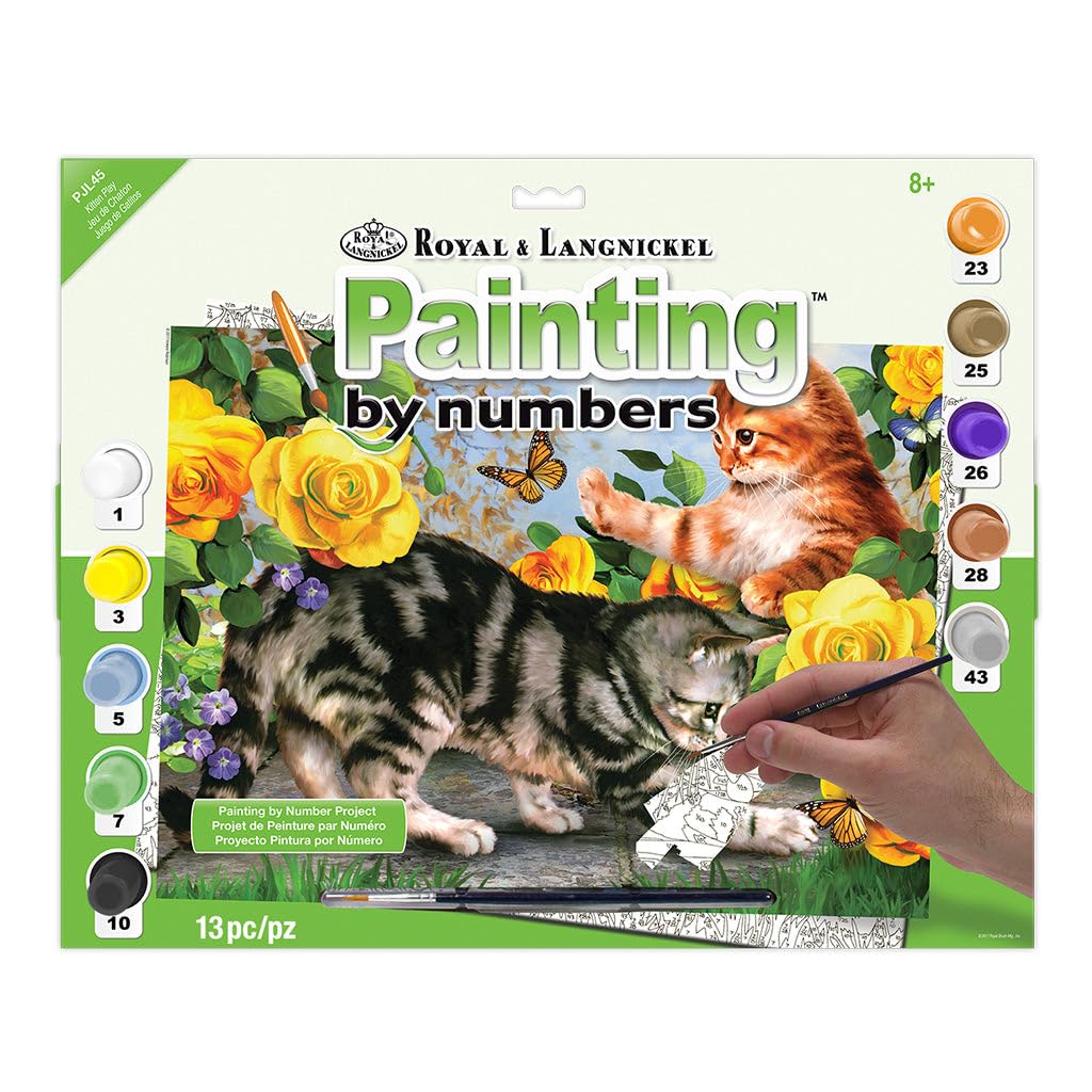 ROYAL BRUSH MANUFACTURING JUNIOR LARGE PAINT KITTENPLAY, Kitten Play