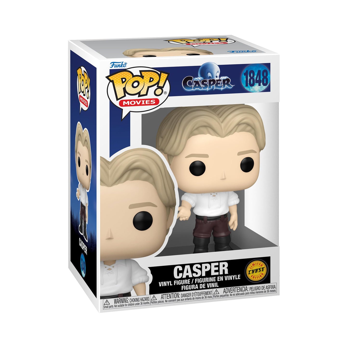 Funko Pop! Movies: Casper 30th Anniversary - Casper - 1/6 Odds for Rare Chase Variant - Collectable Vinyl Figure - Gift Idea - Official Merchandise