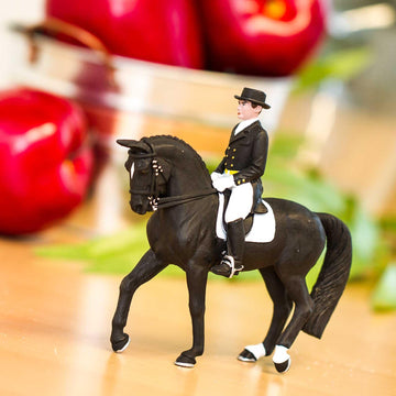 Safari Ltd. James on Dancing Bells Toy Set - Realistic Horse and Rider Model - Educational Toy for Boys, Girls, and Kids Ages 3+