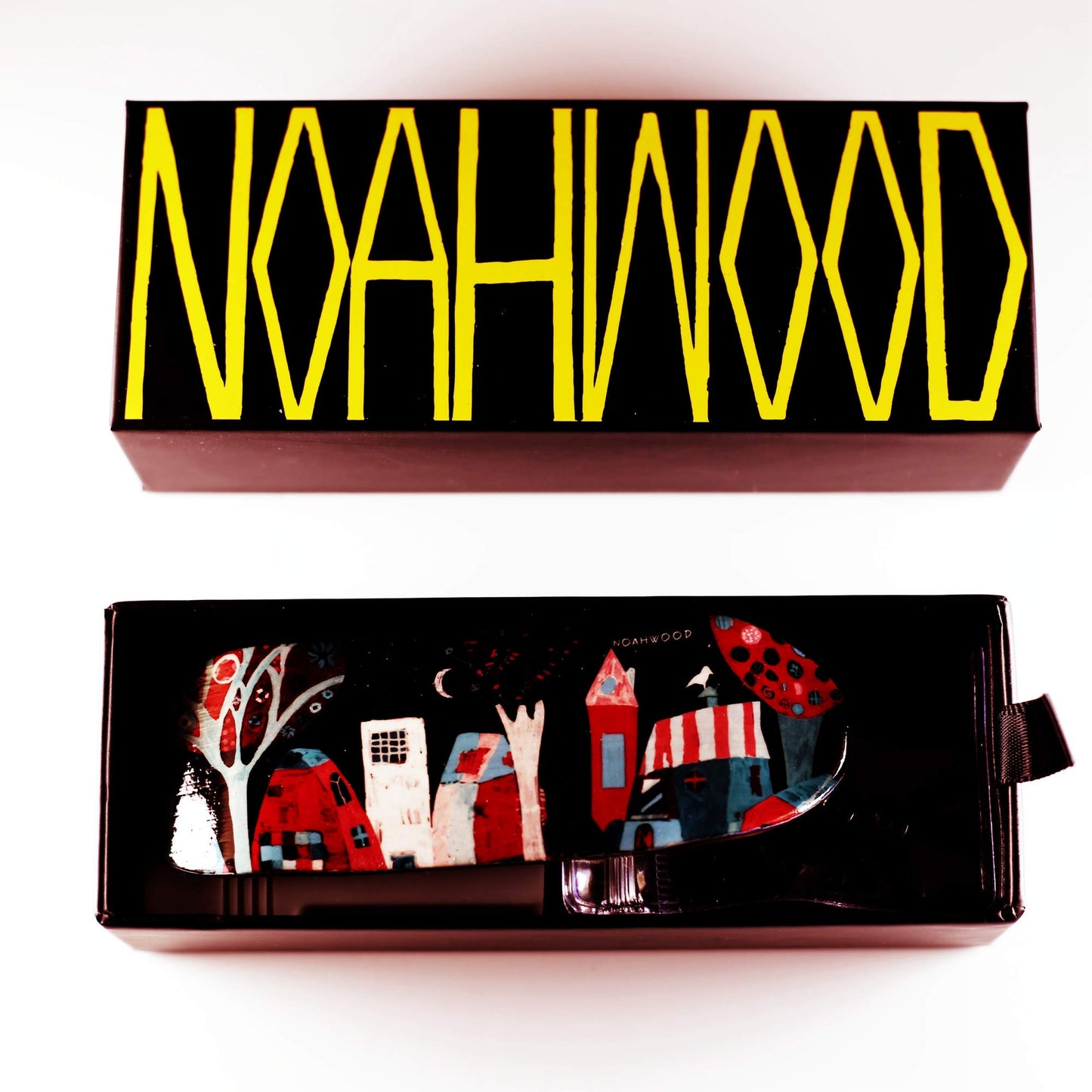 Christmas Packaging NOAHWOOD 8s Fingerboard Complete (NW8s 360flip 97x34mm Handmade Maple Wooden Deck + NW ii Prince Trucks 34mm + NWiii Logo Wheels