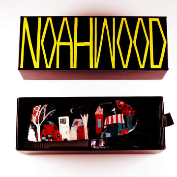 Christmas Packaging NOAHWOOD 8s Fingerboard Complete (NW8s 360flip 97x34mm Handmade Maple Wooden Deck + NW ii Prince Trucks 34mm + NWiii Logo Wheels