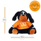 Warm Pals Smokey University of Tennessee Mascot UT Vols - Heatable Coolable Bedtime Comfort Plushie - 1.5lbs - Cozy Microwavable Lavender Scented