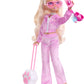 Barbie Dream Besties Weekend Getaway Malibu Doll and Accessories, Fashion Doll with Removable Fashions & 7 Travel Themed Toy Pieces