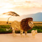Lion & Baby Crystal 3D Puzzle, 55-Pc Brain Teaser, Ages 12+