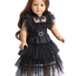 Sweet Dolly 18 Inch Doll Clothes Black Party Dress Costume Accessories for 18 Inch Dolls (Doll NOT Included)