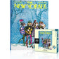 New York Puzzle Company - New Yorker Caroling Mini - 100 Piece Jigsaw Puzzle for Adults by Charles Saxon